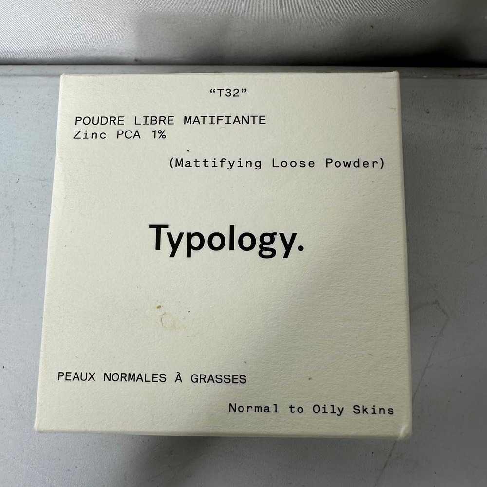 Typology Paris T32 Mattifying Loose Powder 1% Zinc PCA 10g Normal to Oily Skin